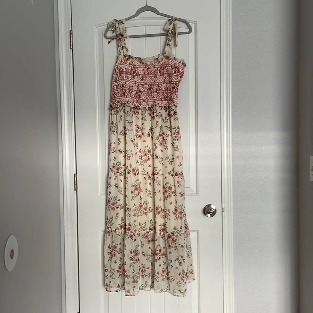 Lauren Conrad Ties at shoulder ankle length dress
